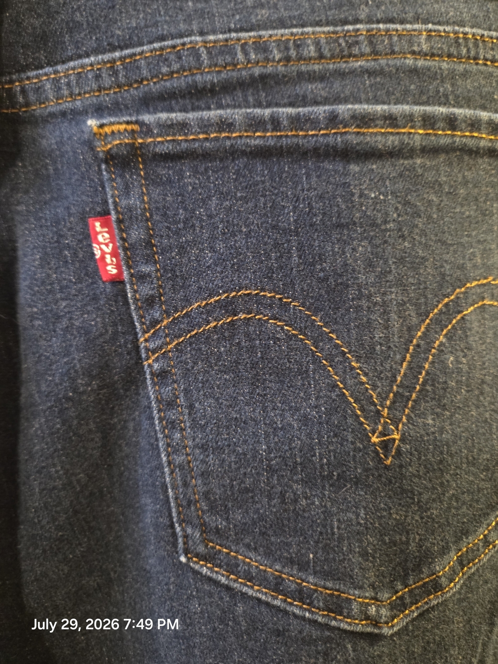Dark Indigo Women’s Jeans Levi's - Picture 8 of 10